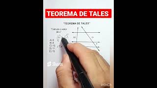 Teorema de Tales Simples e fácil [upl. by Alarise]