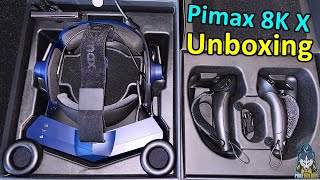 Pimax 8K X Unbox  With Knuckles Controllers [upl. by Ecirehs]