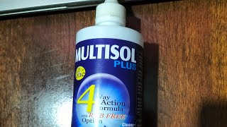 review of multisol contact lens solution [upl. by Ennaitak]