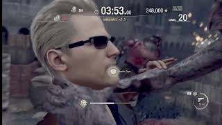 Resident Evil 4 Remake Mercinaries S Wesker on Castle [upl. by Ignatz726]