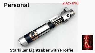 My quotWarsabersquot Starkiller v4 Galen Marek Neopixel Lightsaber with Proffie [upl. by Casar58]