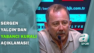 Beşiktaş 3  2 Kasımpaşa Sergen Yalçın Maç Sonu Basın Toplantısı Düzenledi  A Spor [upl. by Bil]