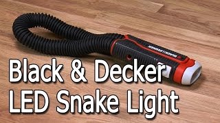 Black amp Decker LED SnakeLight Flashlight Review [upl. by Barvick]