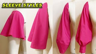 SLEEVE STYLES PATTERN MAKING PART 1  DIFFERENT TYPES OF SLEEVES  LA MODÉLISTE [upl. by Harle956]