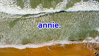 wave to earth  annie karaoke ver [upl. by Nhar]