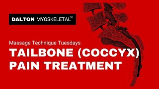 Tailbone Pain Treatment using Myoskeletal Alignment Techniques [upl. by Selbbep377]