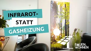 Infrarotheizung Familie spart 40 Prozent Energiekosten [upl. by Tica]