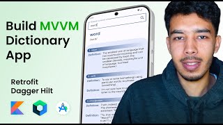 Build an MVVM Dictionary App  Android Tutorial [upl. by Kalk]