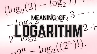 What is the meaning of Logarithm [upl. by Gabriella460]