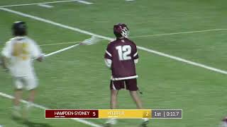 HampdenSydney vs Pfeiffer Mens Lacrosse [upl. by Aicul]