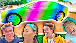 Team RAR Reacts To My NEW Car Wrap Tesla Model S Plaid [upl. by Carmine]