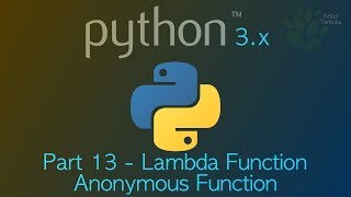 Belajar Python 13  Lambda Function [upl. by Elery62]