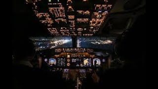 Night landing in 737  900 Cockpit veiw [upl. by Jemy65]