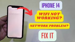 Iphone 14 Wifi Not Working How To Reset Network [upl. by Snahc346]