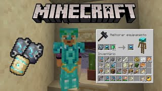 Como colocar os enfeites nas armaduras 33 Minecraft Hard Minecraft [upl. by Ecadnac]