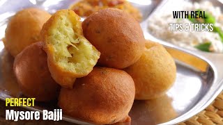 మైసూర్ బజ్జి  బోండా  Mysore Bajji  Mysore Bonda Recipe street food style in telugu  Vismai food [upl. by Eisle626]