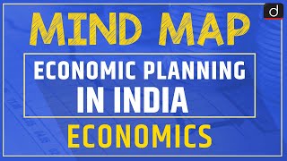 Economic Planning in India MINDMAP  Drishti IAS English [upl. by Ajiram]