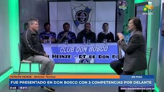 Hernan Heinze  Fue presentado en Don Bosco con 3 competencias por afrontar [upl. by Ythomit]