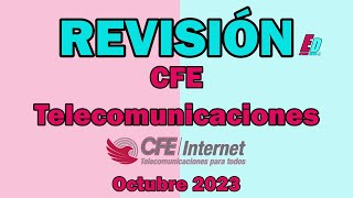 CFE Telecomunicaciones e Internet para Todos  Octubre 2023  Internet Móvil  Espacio Digital [upl. by Narra]