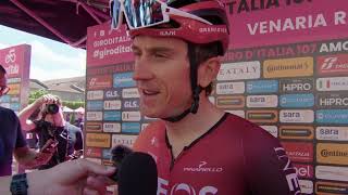 Geraint Thomas  Interview at the start  Stage 1  Giro dItalia 2024 [upl. by Erdrich]