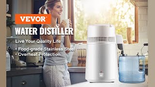 VEVOR Water Distiller MachineLive Your Quality Life [upl. by Nemzaj]