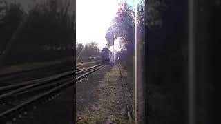 70013 leaving Ramsbottom Station on the east lancs railway in 2010 heading for Rawtenstall [upl. by Auqenahs]