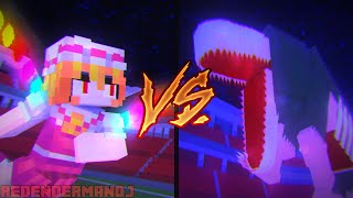 SCP682 vs Flandre Scarlet  SCP Foundation vs Touhou Project  Minecraft Animation [upl. by Attiuqaj265]