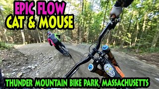 CAT and MOUSE Epic Flow Full Trail BONUS  subscribe Thunder Mountain Bike Park insta360 GoPro [upl. by Joe430]