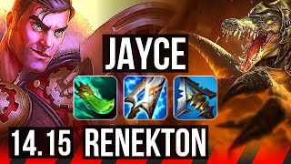 JAYCE vs RENEKTON TOP  704 900 games Godlike  EUW Master  1415 [upl. by Esoj]