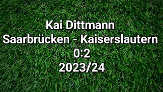 Kai Dittmann kommentiert 1 FC Saarbrücken gegen 1 FC Kaiserslautern 02 202324 [upl. by Tj778]