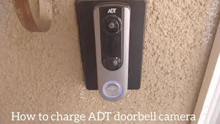 How to charge ADT doorbell camera [upl. by Vullo617]