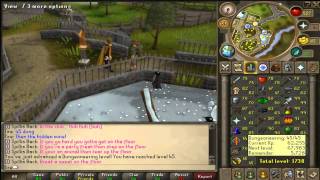 Runescape 45 dung  Hidden mine access [upl. by Akla]