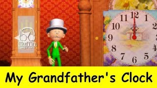 Edewcate english rhymes  My Grandfathers clock [upl. by Ogeid117]