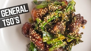 HOW TO MAKE GENERAL TSOS CHICKEN  Insanely Good Homemade General Tsos quotTakeoutquot [upl. by Dedric]