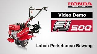 TOUCH amp FEEL  Demo Produk Mesin Pembajak Tanah Honda FJ500  STAR ROTOR [upl. by Nnylcaj]