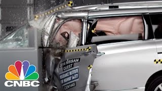 Minivan Crash Test Results Disturbing  CNBC [upl. by Adan56]