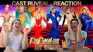 RuPauls Drag Race UK vs The World  Season 2  Cast Ruveal  BRAZIL REACTION [upl. by Lorou]