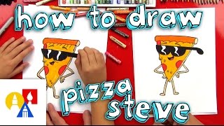 How To Draw Pizza Steve [upl. by Piscatelli957]