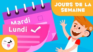 Les jours de la semaine pour les enfants  Quels sont les jours de la semaine   Lundi mardi [upl. by Kind192]