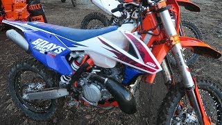 2018 KTM 250 EXC TPI Sixdays amp 250 EXCF Test Rides [upl. by Vallo533]