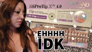 SavilandSSPro Tip X Kit Review 🫣 saviland gel extension kit review  Is it worth your money  💰 [upl. by Assek562]