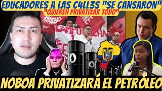 ¡Privatización del PETRÓLEO Esta no se la dejan pasar a Daniel Noboa y se forma algarabía [upl. by Baldridge830]