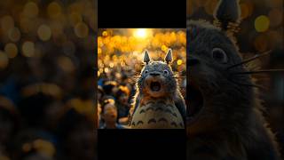 Man transforms into a Unicorn on AGTAmericas got talent gottalent magic ai ghibli totoro [upl. by Stacee]