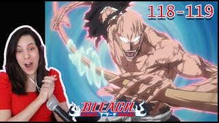 BANKAI Madarame Ikakku Bleach Episode 118 amp 119 Reaction [upl. by Ahtilat918]