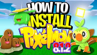 NEW HOW TO INSTALL PIXELMON 812  Minecraft Pokemon Mod [upl. by Ahsilrac]