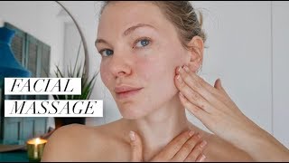 Lymphatic Drainage Face Lifting Massage [upl. by Ambrosi]