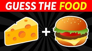 Guess the Food by only 2 Emojis 🧀🍔 Food and Drink by Emoji Quiz [upl. by Anitselec]