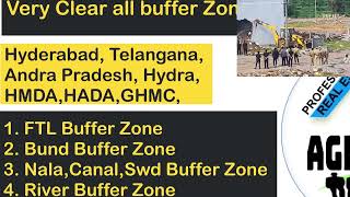 No Video Explained on Bund Top buffer zone ftl Full tank Level telangana Hyderabad Nala Canal River [upl. by Sher]