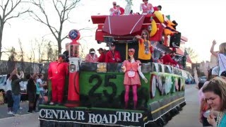 Krewe of Centaur Rolls Out Parade on 25th Anniversary [upl. by Nirtiak776]