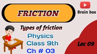 FRICTION and Types class 9 [upl. by Beattie557]